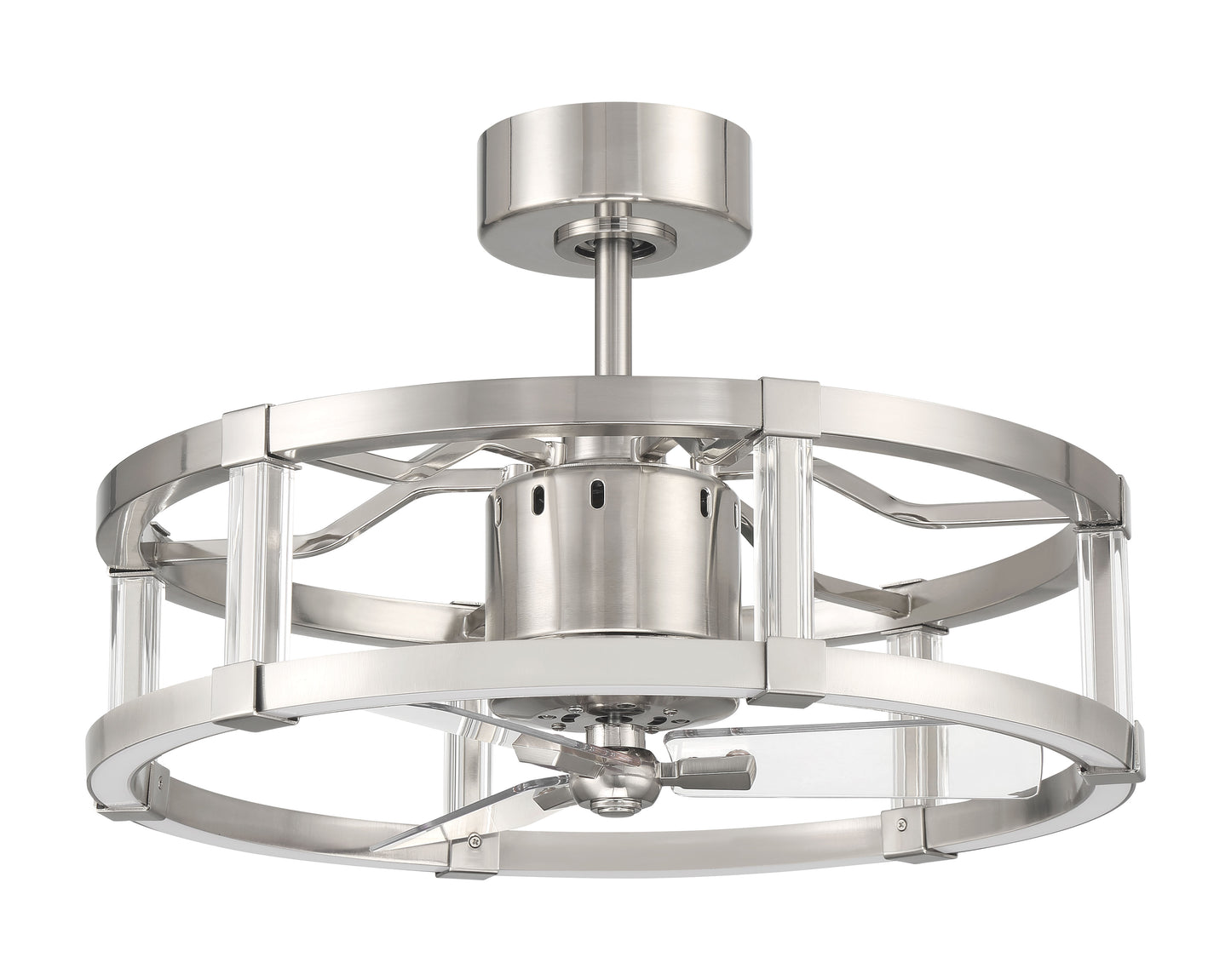 ALS24BNK3 - Alexis 18" 3 Blade Ceiling Fan with Light Kit - Brushed Nickel