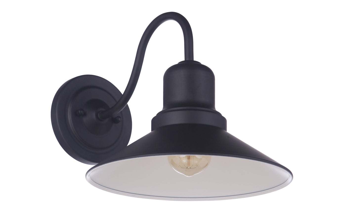 ZA5404-MN - Singleton 1 Light 10.25" High Outdoor Wall Lantern - Midnight