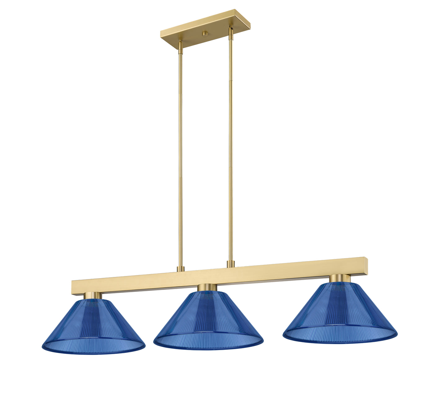 152MGLD-ARDB - Cobalt 3 Light 50" Billiard - Modern Gold