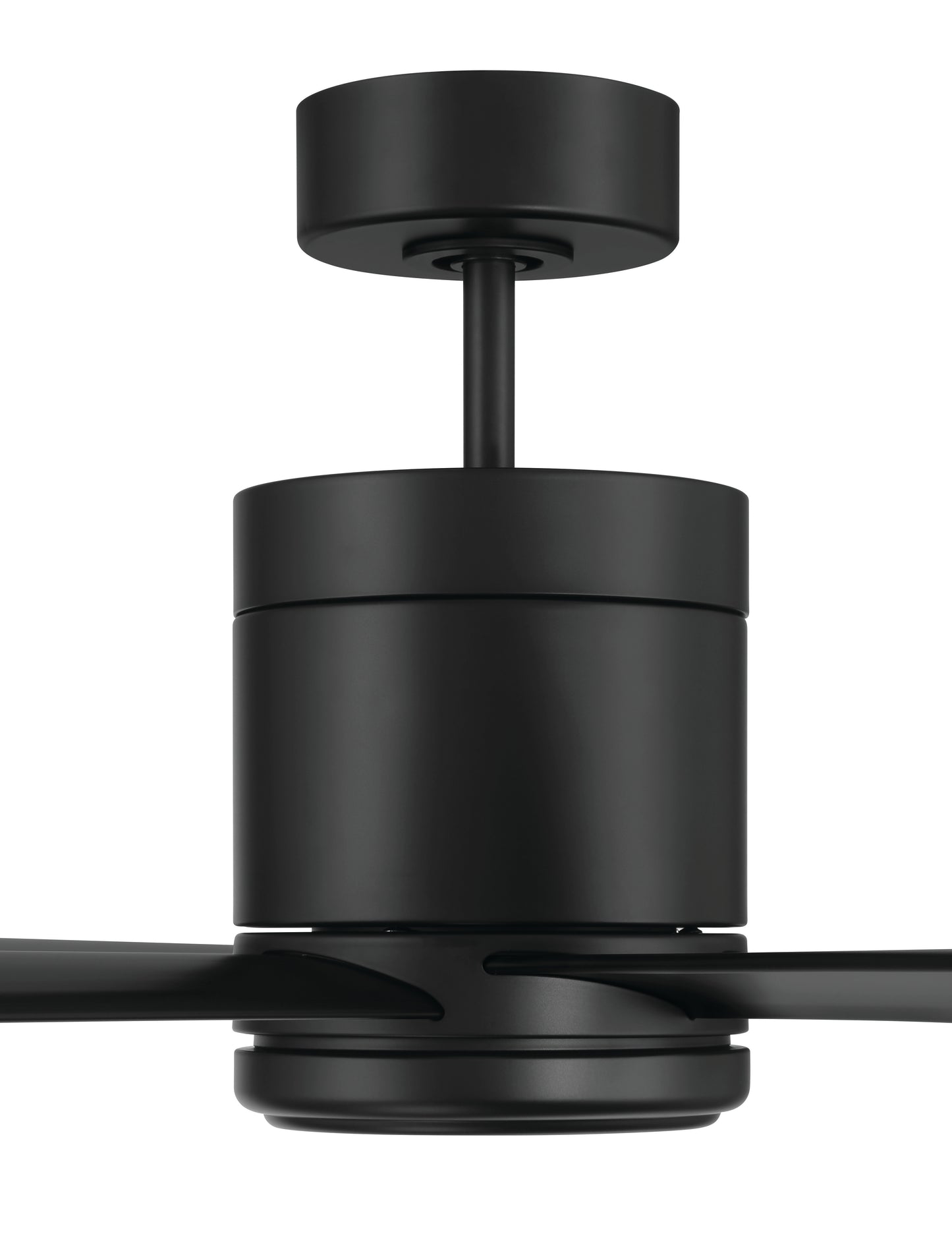 TTE65FB6 - Tate 65" 6 Blade Indoor Outdoor Ceiling Fan with Light Kit - Flat Black