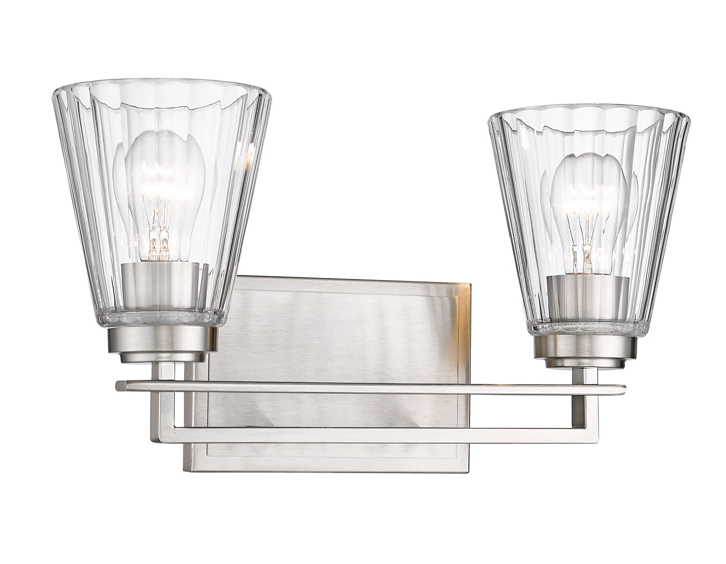 823-2V-BN - Lyna 2 Light 16" Vanity - Brushed Nickel