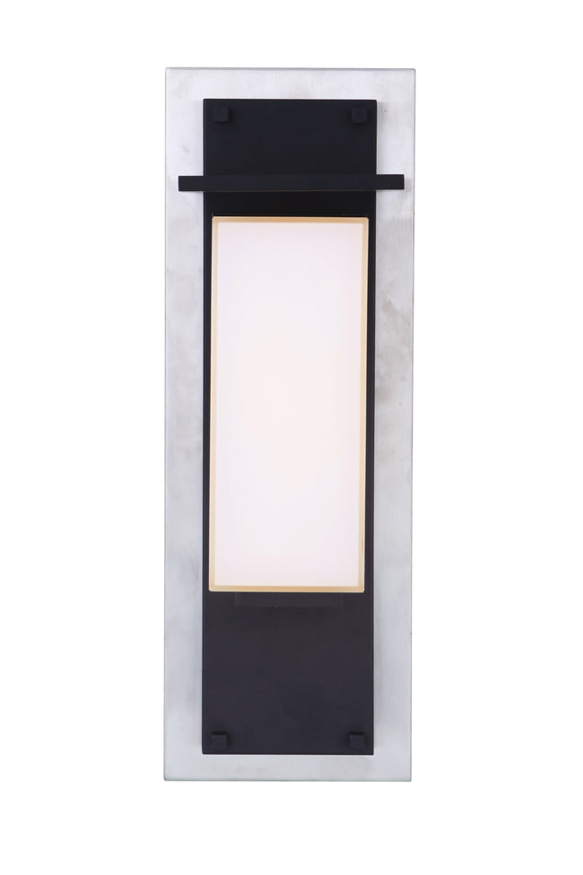 ZA2522-SSMN-LED - Heights 1 Light 24" High Outdoor Wall Lantern - Stainless Steel / Midnight