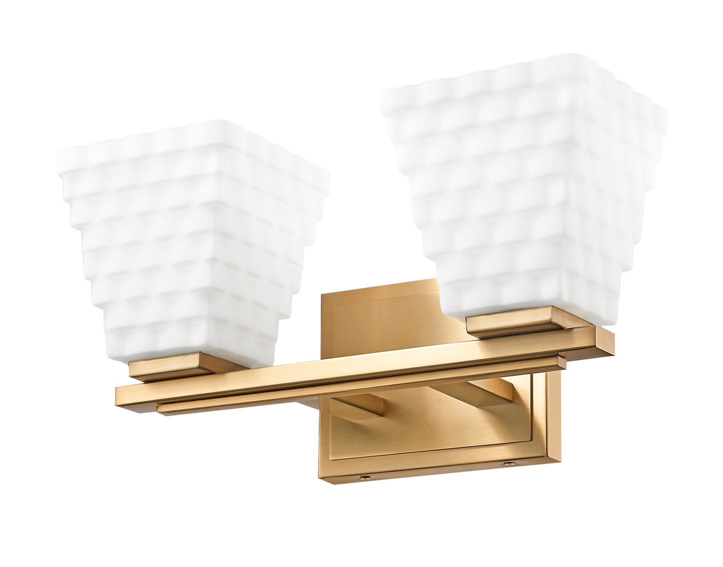 7514-2V-MGLD - Annalise 2 Light 14" Vanity - Modern Gold