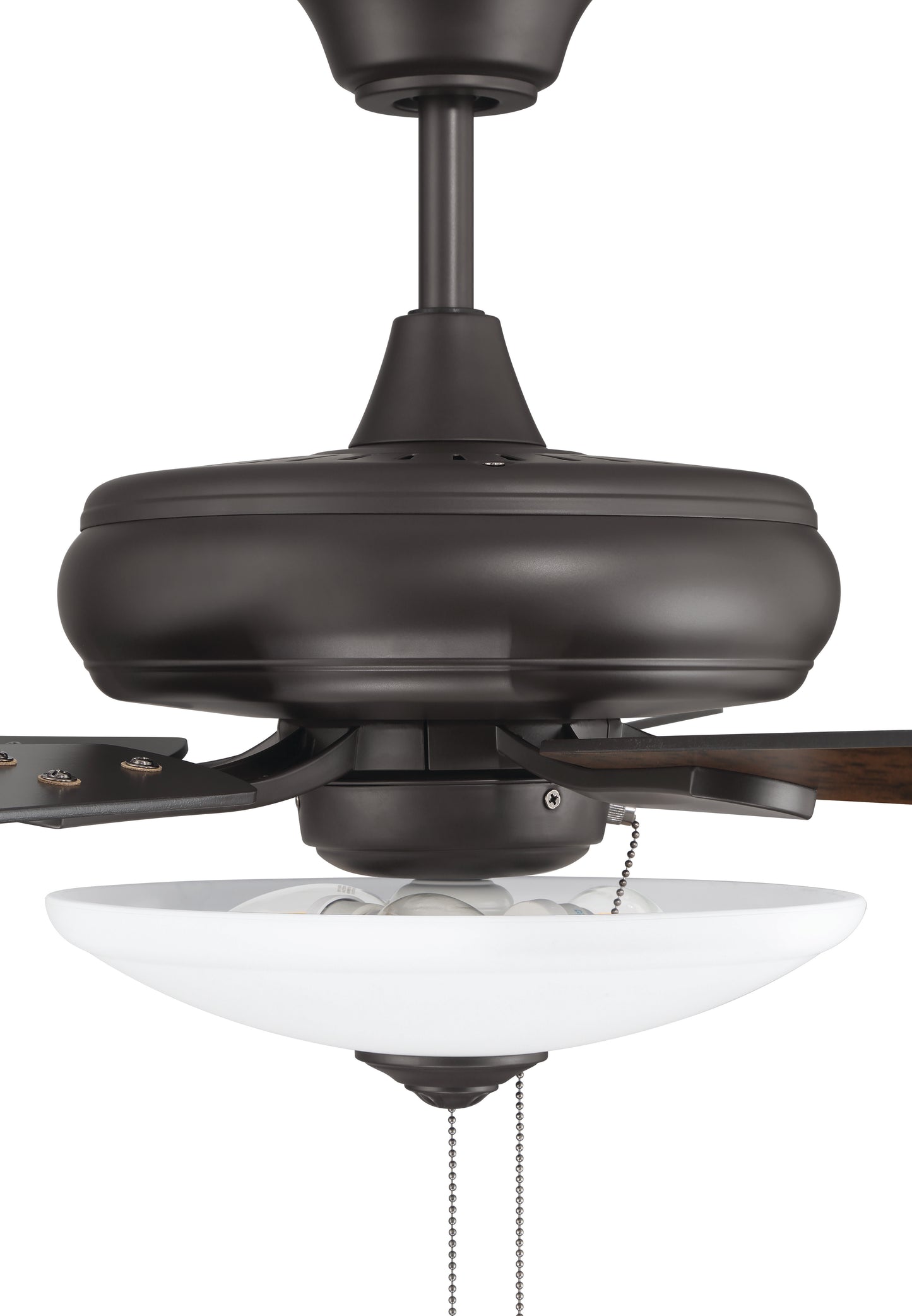 ECF111CBZ5-CBZWLN - Eos 3 Light Bowl 52" 5 Blade Ceiling Fan with Light Kit - Classic Bronze