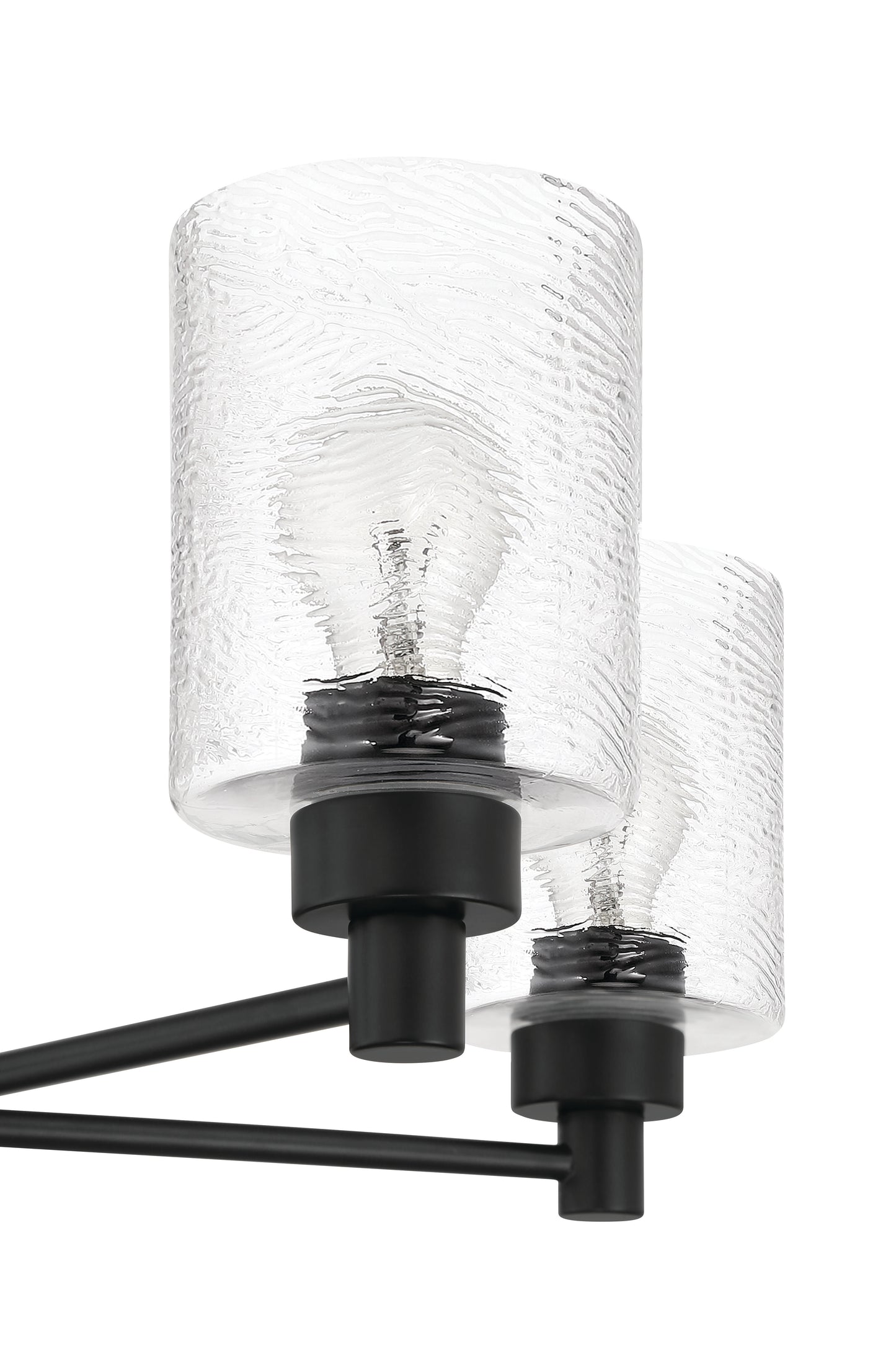 60225-FB - Lyndsey 5 Light 24" Wide Chandelier - Flat Black