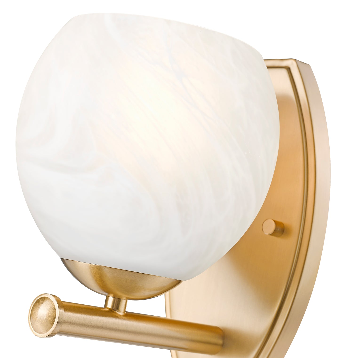 1963-1S-MGLD - Colette 1 Light Wall 9" Sconce - Modern Gold