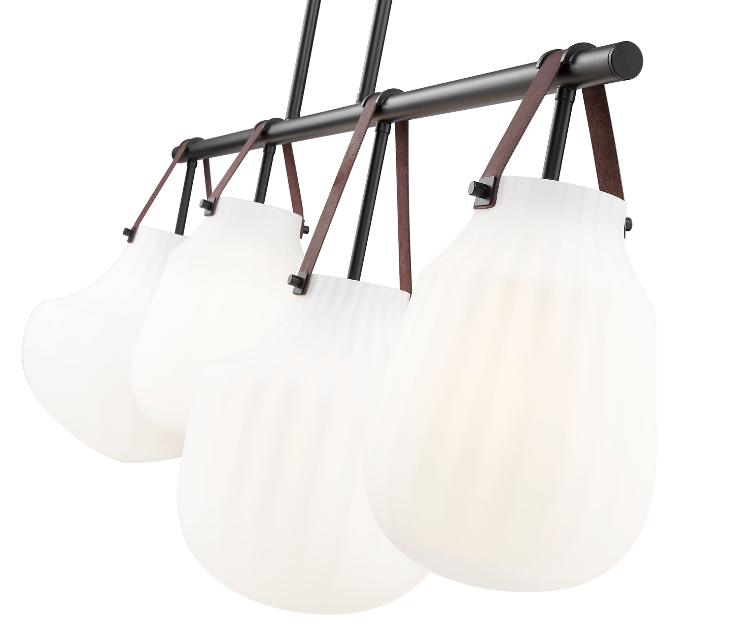 7513-4L-MB - Newbury 4 Light 13" Pendant - Matte Black
