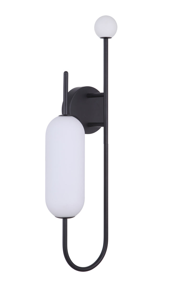 53862-FB-LED - Tuli 1 Light 26" High Wall Sconce - Flat Black