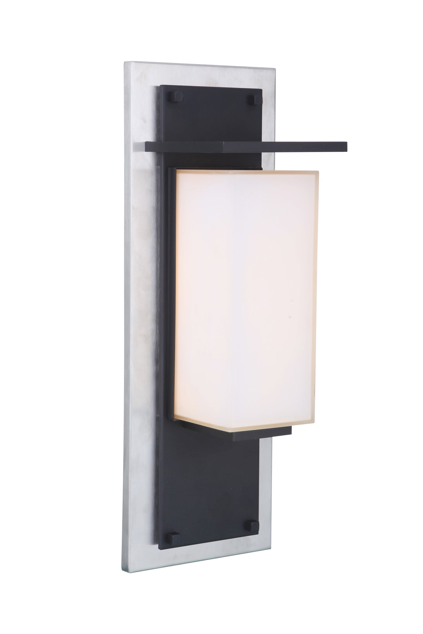ZA2522-SSMN-LED - Heights 1 Light 24" High Outdoor Wall Lantern - Stainless Steel / Midnight