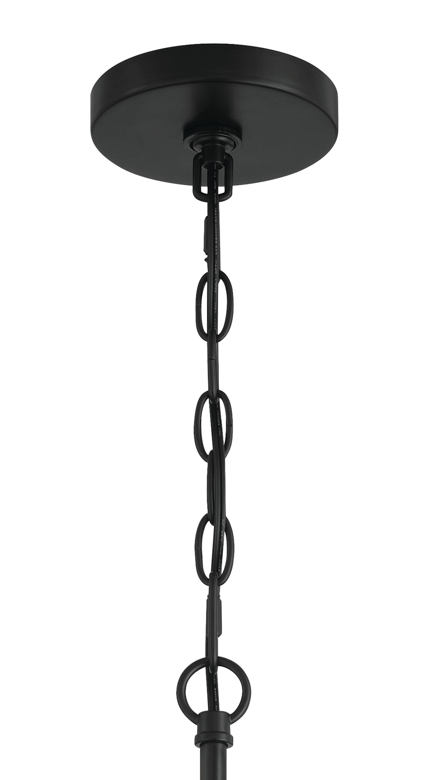 60323-FBSB - Council 3 Light 22" Wide Chandelier - Flat Black / Satin Brass