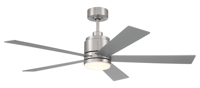 MCY52BNK5 - McCoy 52 5 Blade 52" 5 Blade Ceiling Fan with Light Kit - Brushed Nickel