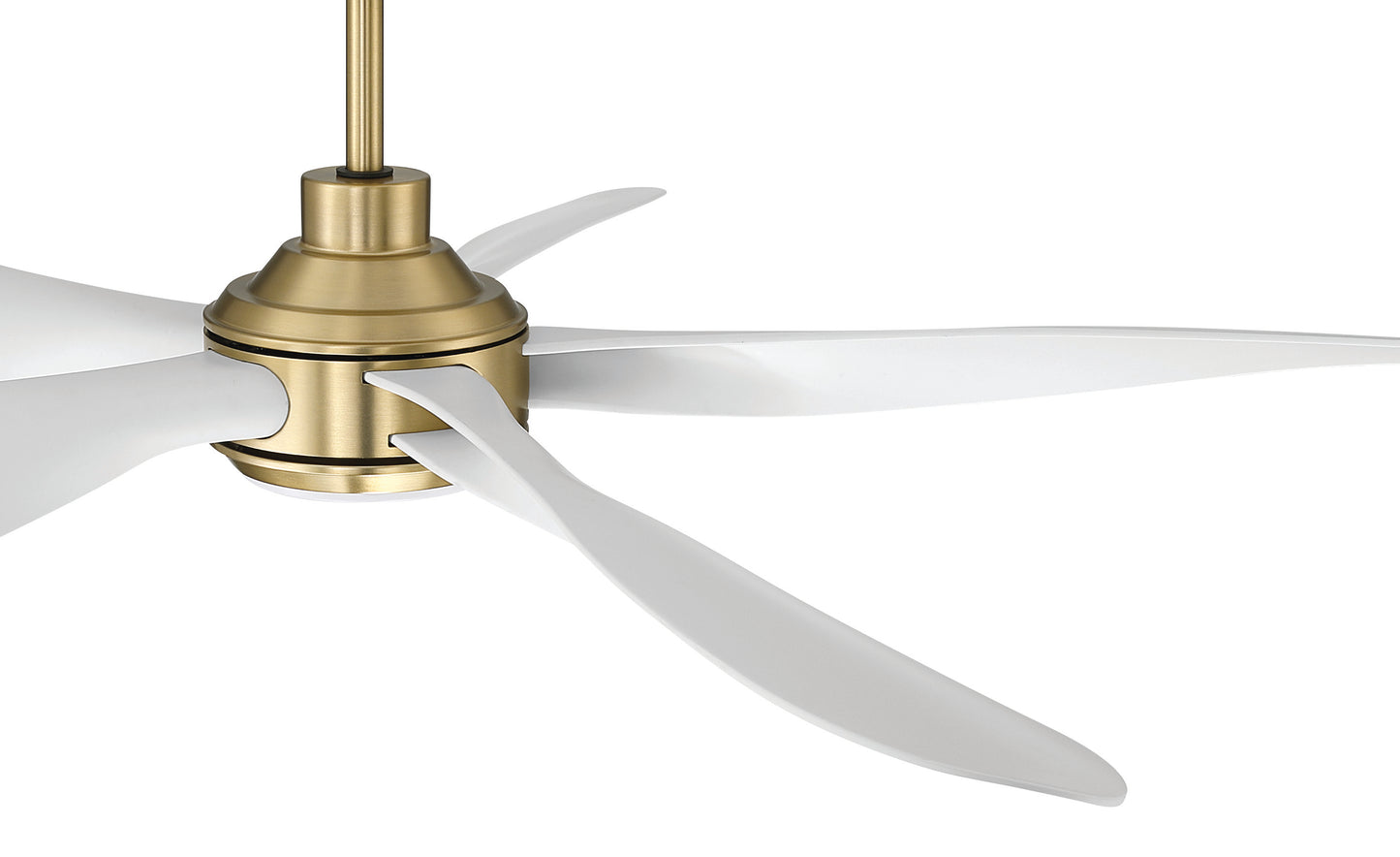 RSL52SBW5 - Rosalie 52" 5-Blade Indoor ceiling Fan 52" 5 Blade Ceiling Fan with Light Kit - Satin Brass