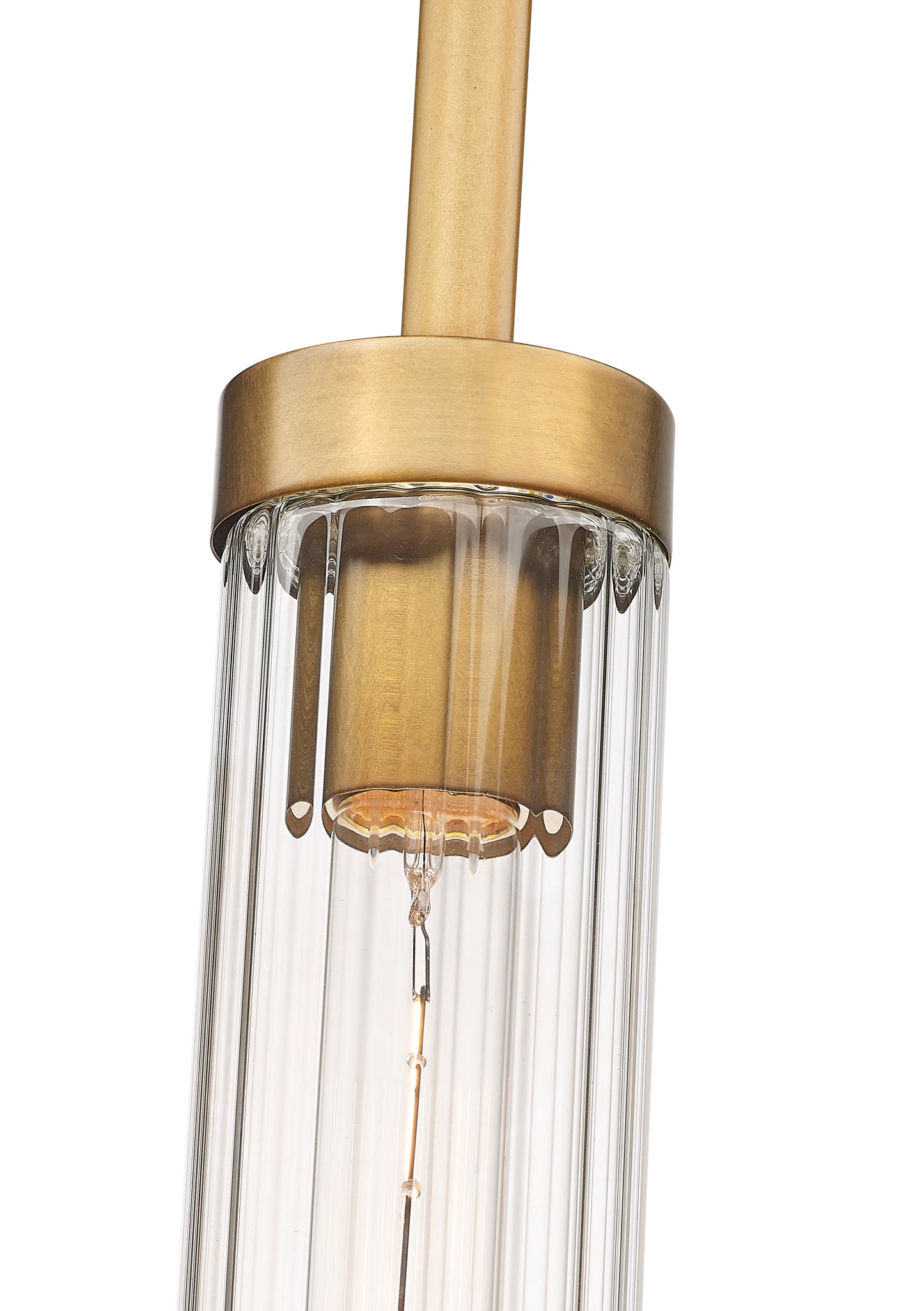 740P-ROD-RB - Beau 1 Light 5" Pendant - Rubbed Brass