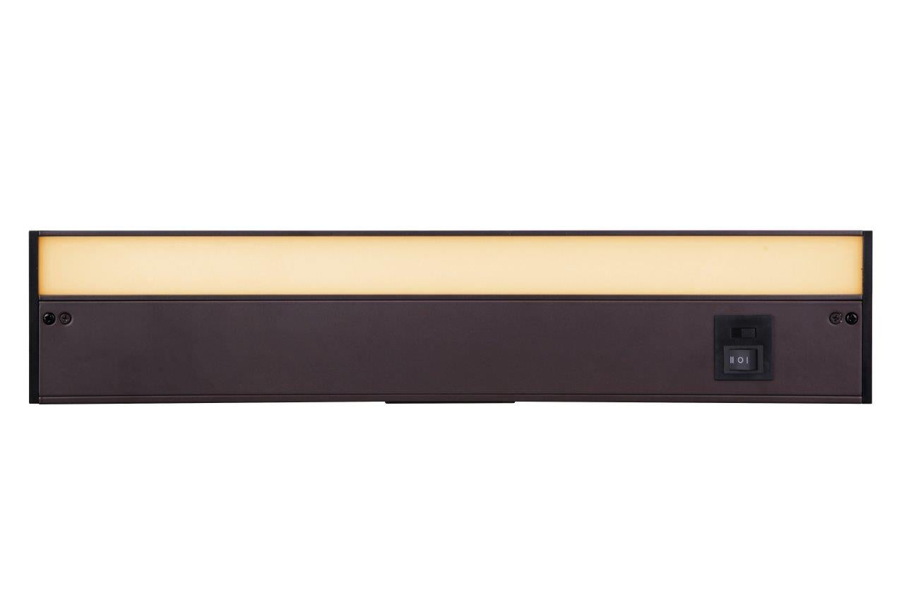 CUC3018-BZ-LED - 3CCT Under Cabinet Light Bars 1 Light 3.63" Wide Under Cabinet Light Bar - Bronze