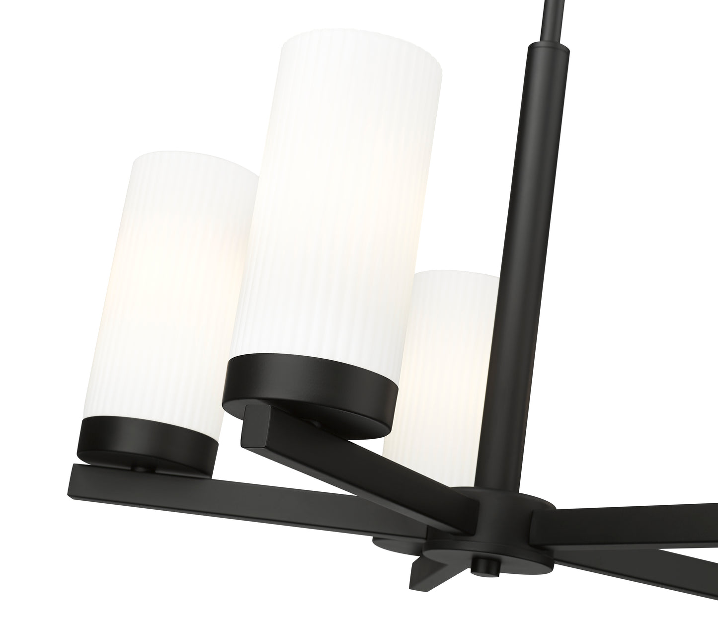3044-5MB - Danica 5 Light 20" Chandelier - Matte Black