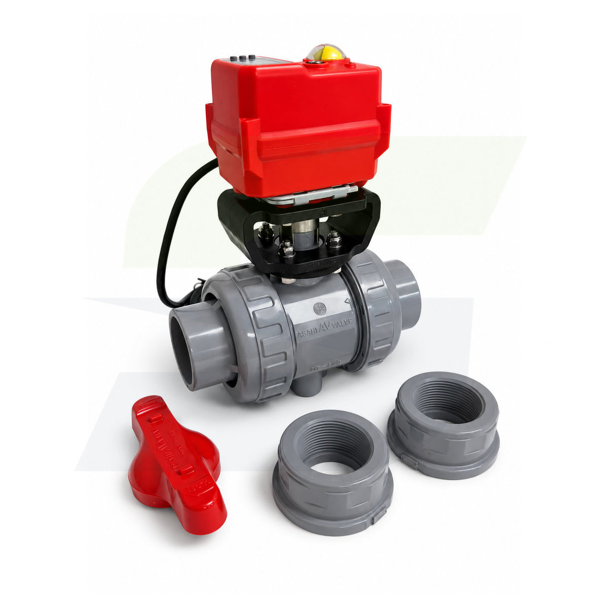160970015 - 1-1/2" Type 21 CPVC Ball Valve - Modulating Smart Fail-Safe Actuated, EPDM