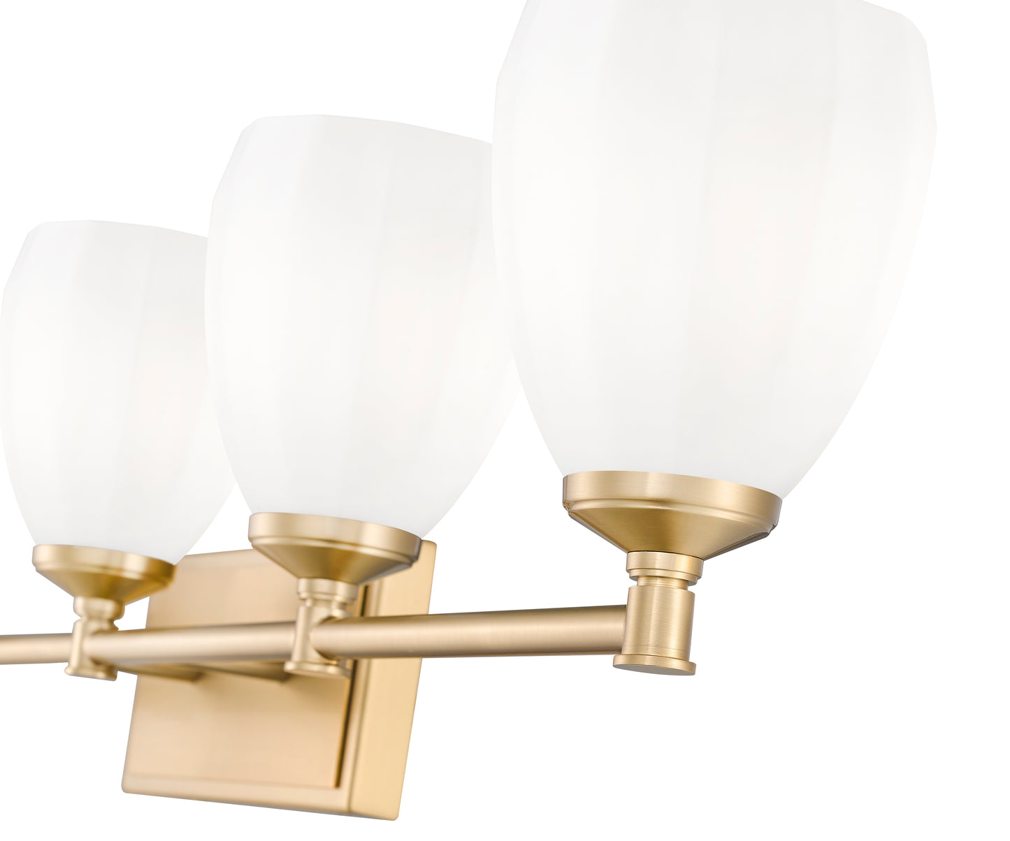 7004-5V-MGLD - Oren 5 Light 38" Vanity - Modern Gold