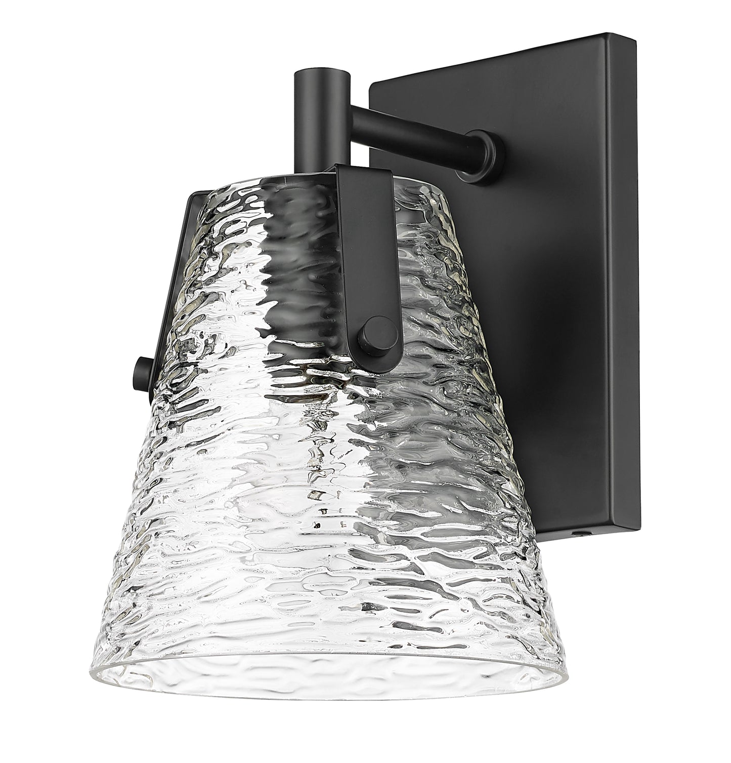 1101-1S-MB - Analia 1 Light Wall 9" Sconce - Matte Black