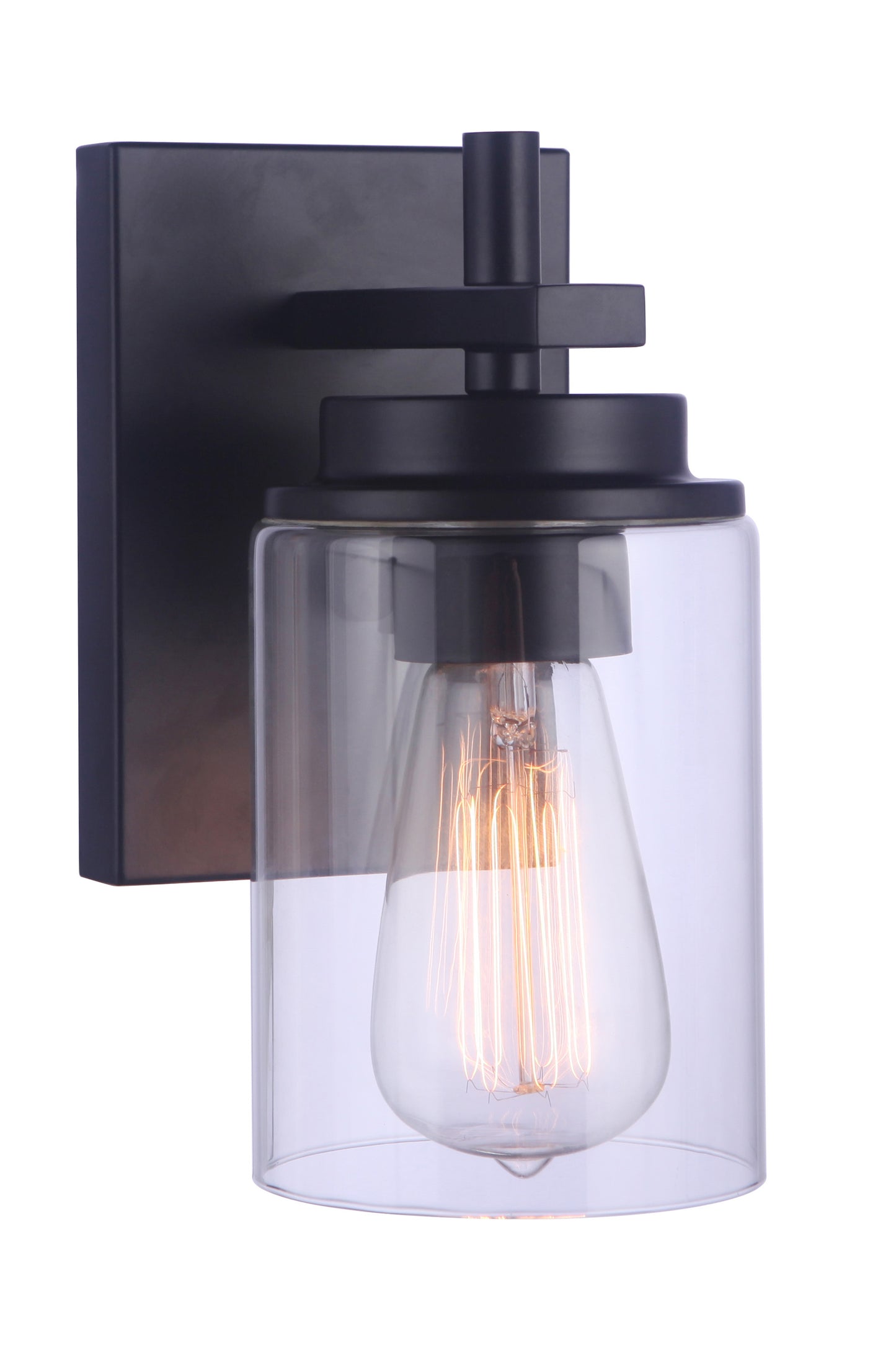 17405FB1 - Reeves 1 Light 7.75" High Wall Sconce - Flat Black