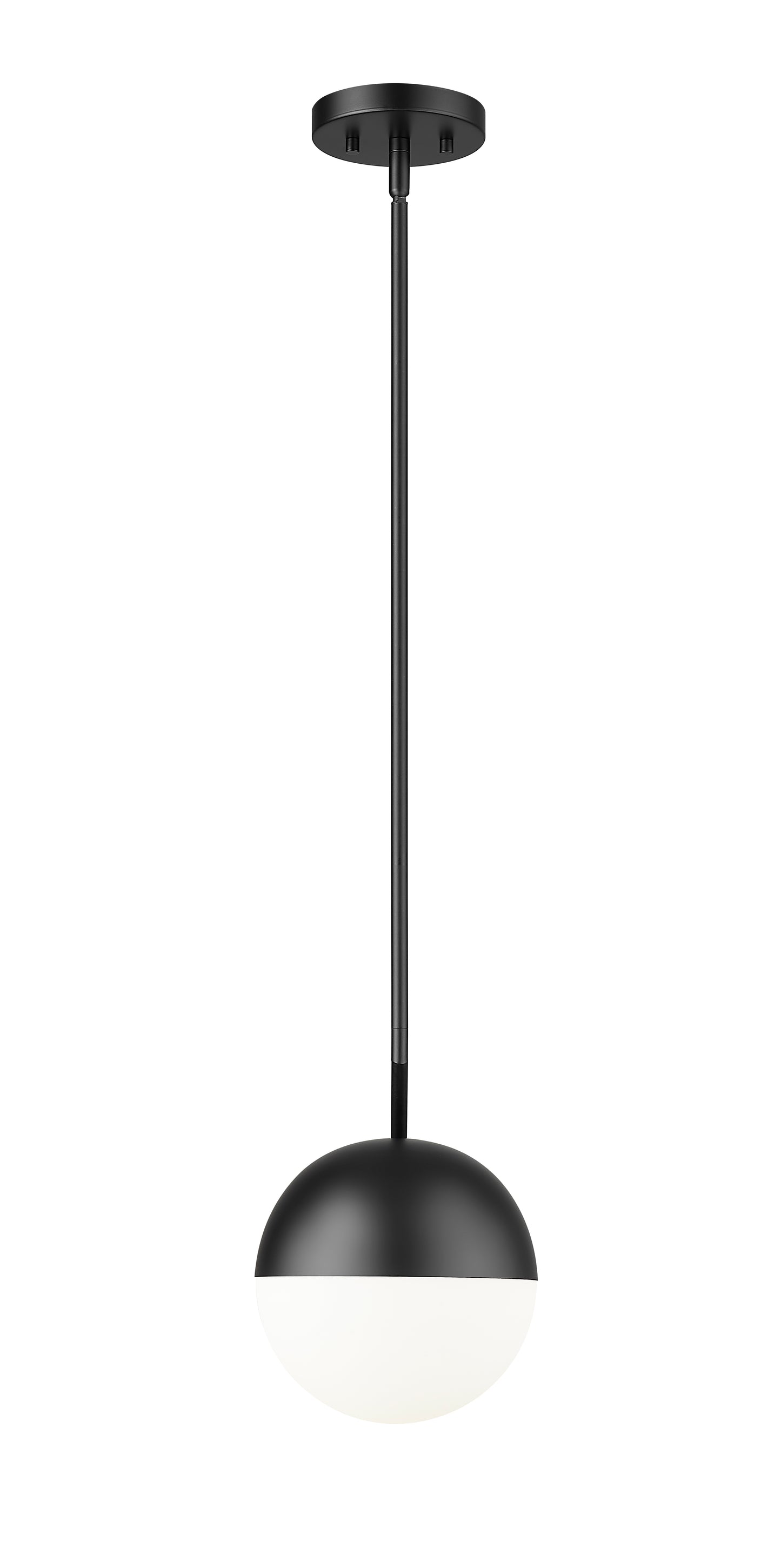 7517P11-MB - Realm Sphere 1 Light 11" Pendant - Matte Black