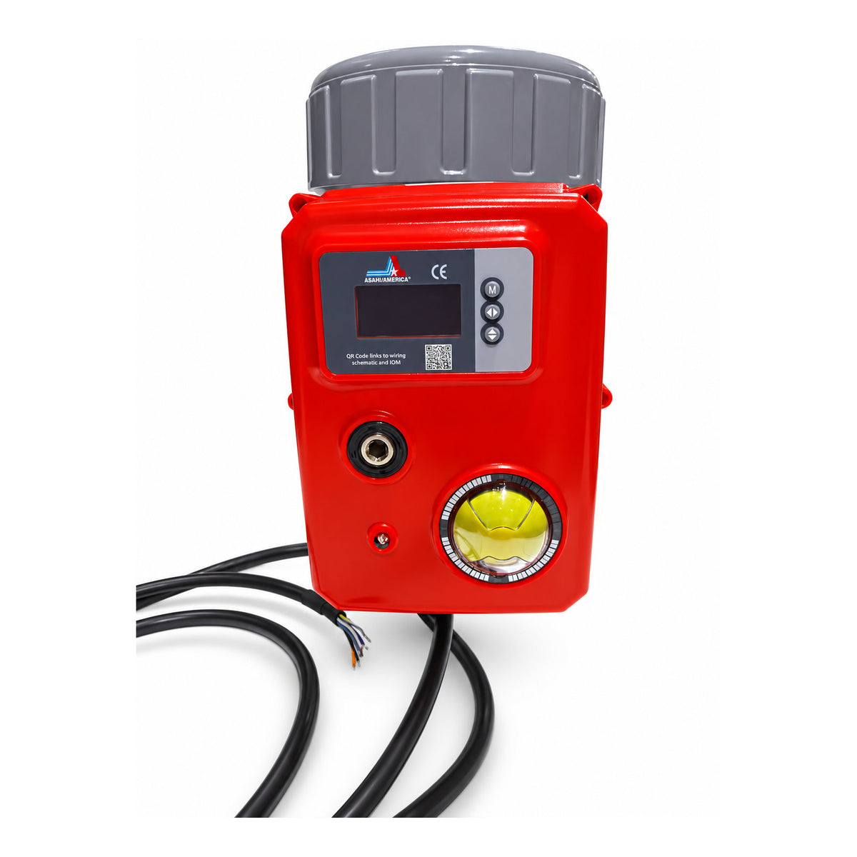 160270030 - 3" Type 21 PVC Ball Valve - Modulating Smart Fail-Safe Actuated, EPDM