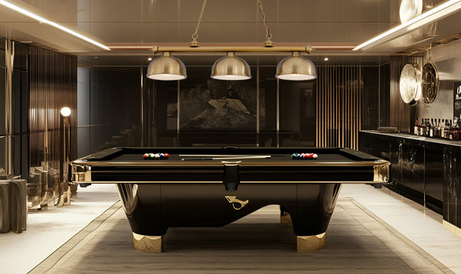 2306-3HBR-D12HBR - Cordon 3 Light 55" Billiard - Heritage Brass