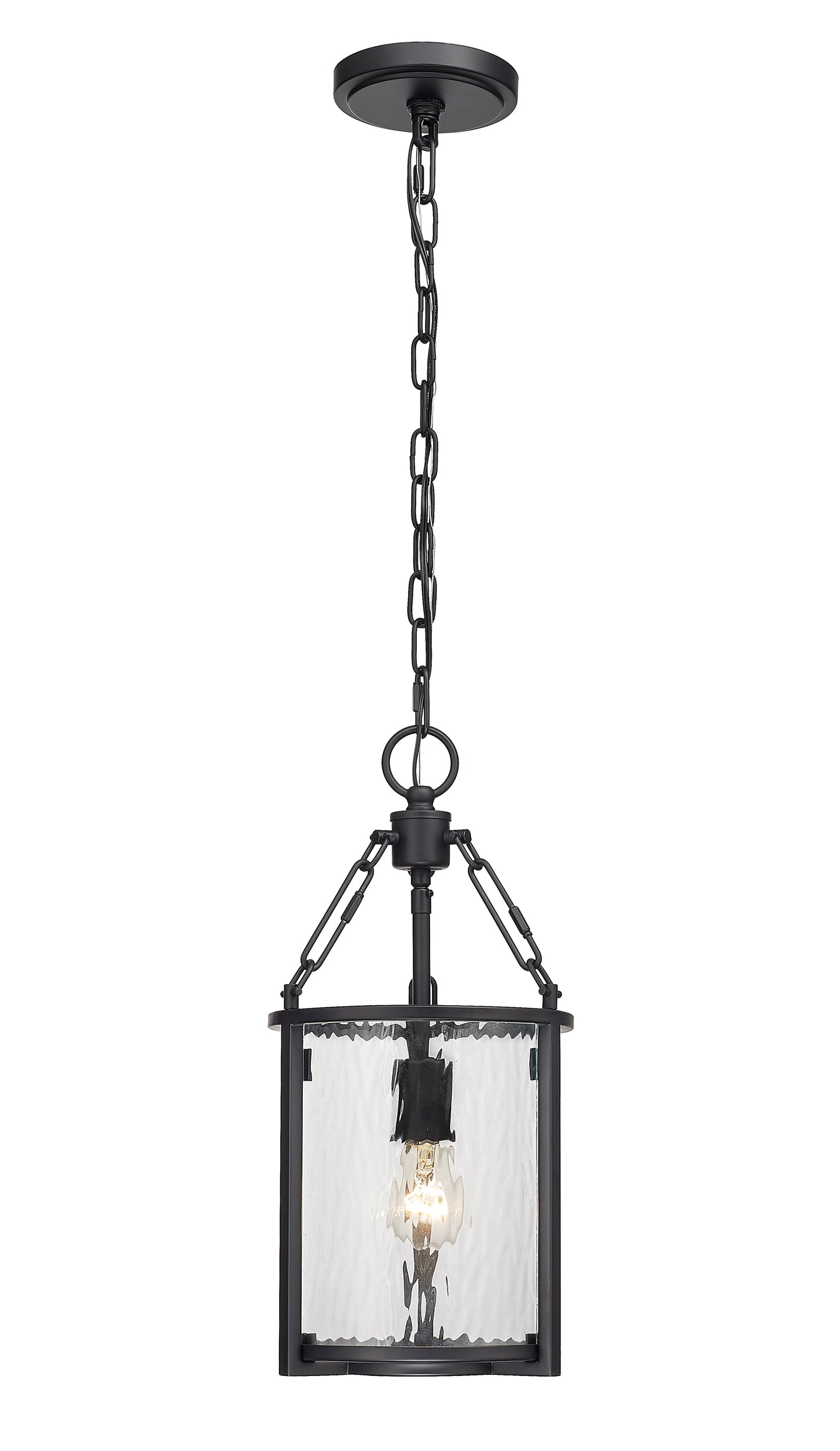 346P8-MB - Barrington 1 Light 8" Pendant - Matte Black
