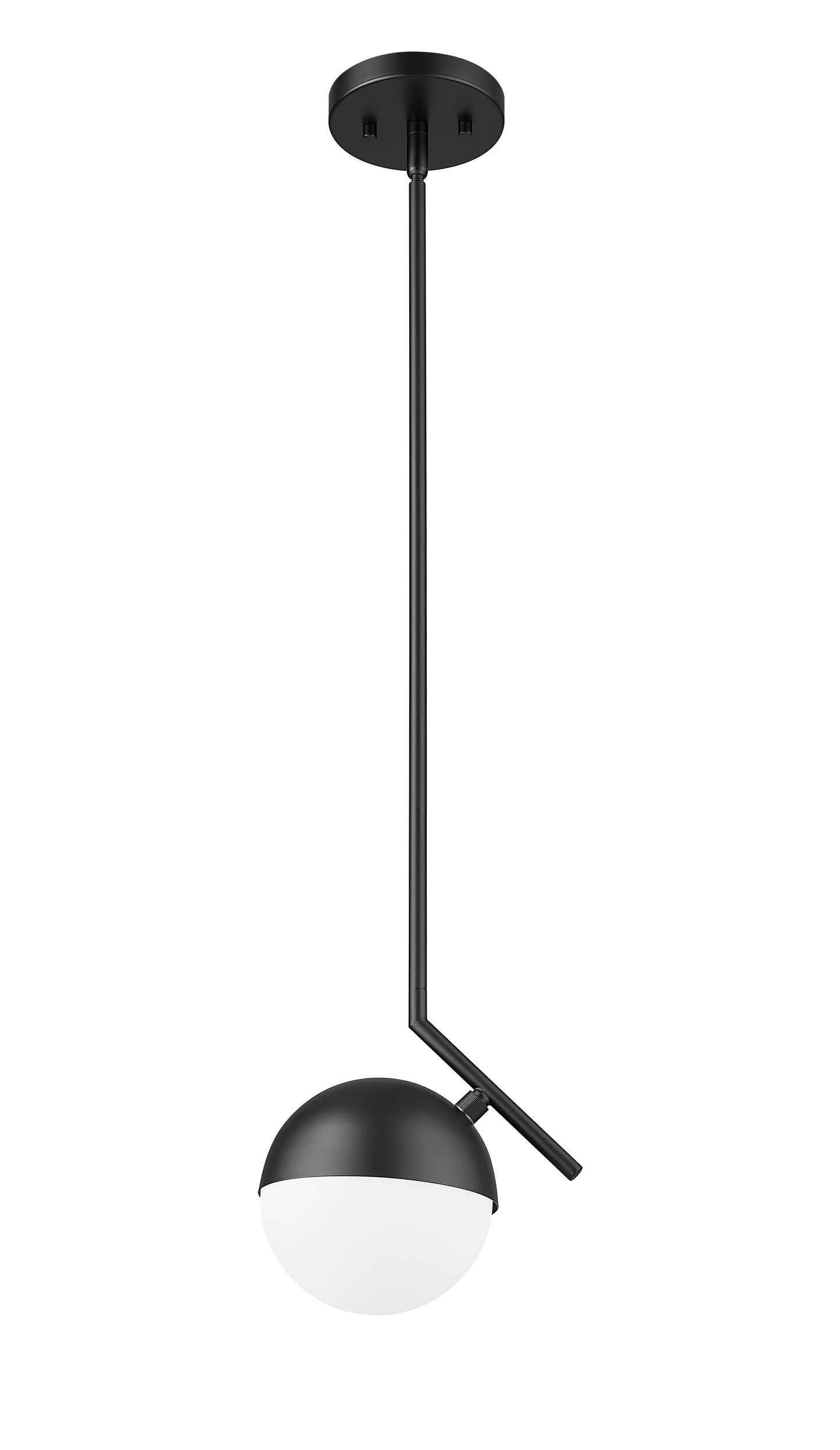 7517P7-MB - Realm Sphere 1 Light 8" Pendant - Matte Black
