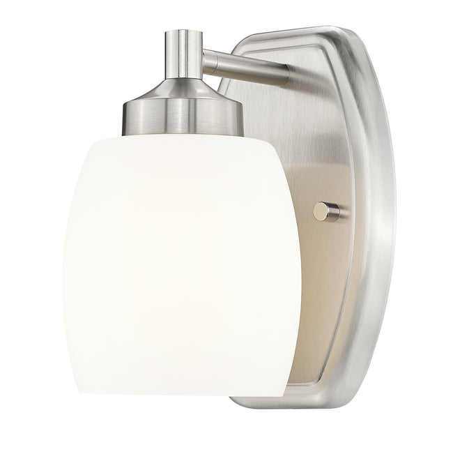 745-1S-BN - Kendrick 1 Light Wall 8" Sconce - Brushed Nickel