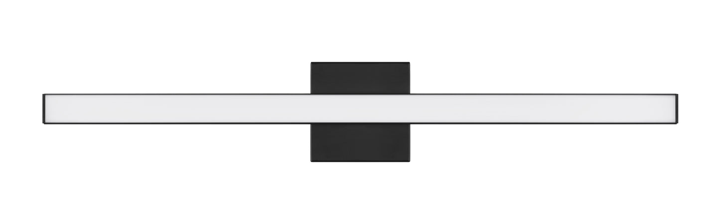 10130FB-LED - Trim 1 Light 30" Wide LED Vanity Light - Flat Black