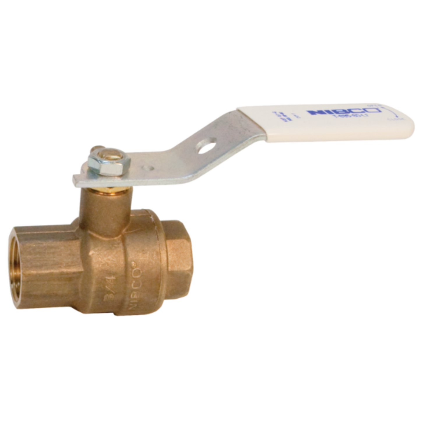 1/2" t685 nibco ball valves with white handle