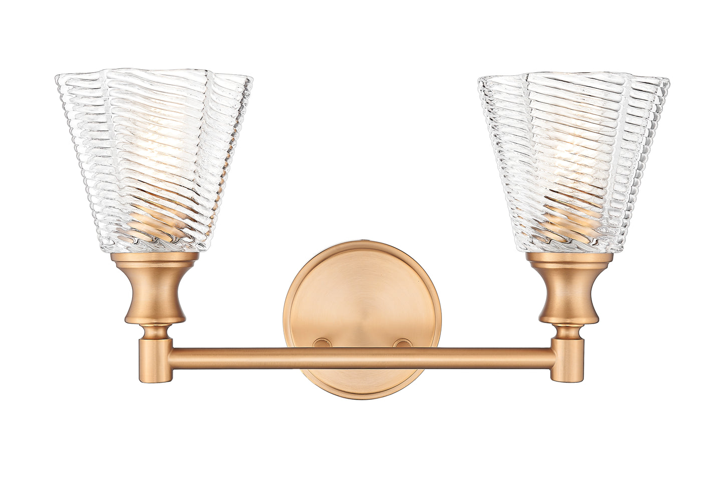 7704-2V-MGLD - Auden 2 Light 18" Vanity - Modern Gold