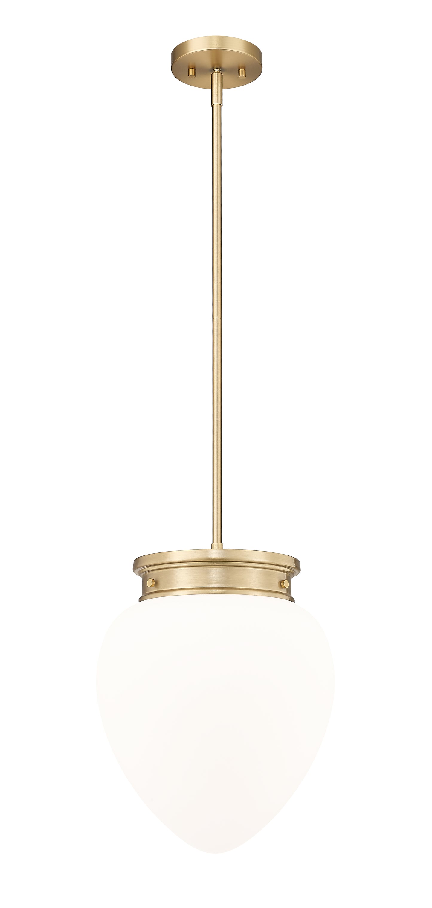 1945P12-MGLD - Gideon 1 Light 12" Pendant - Modern Gold
