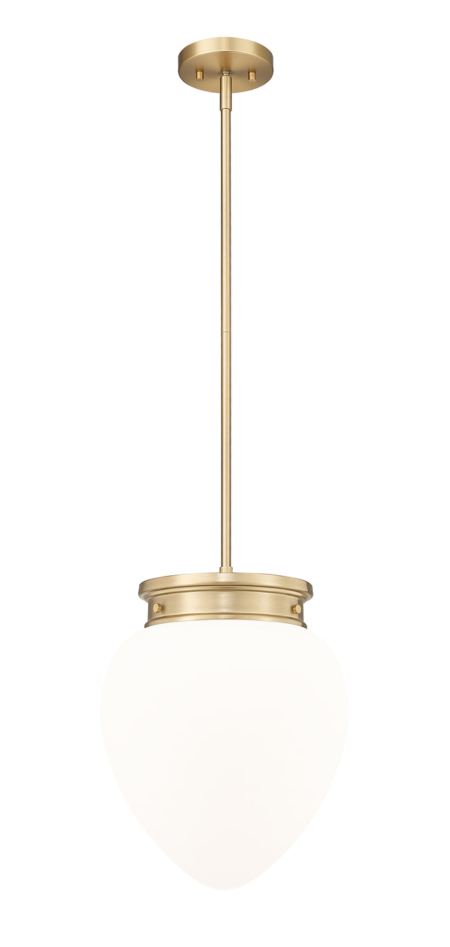 1945P12-MGLD - Gideon 1 Light 12" Pendant - Modern Gold