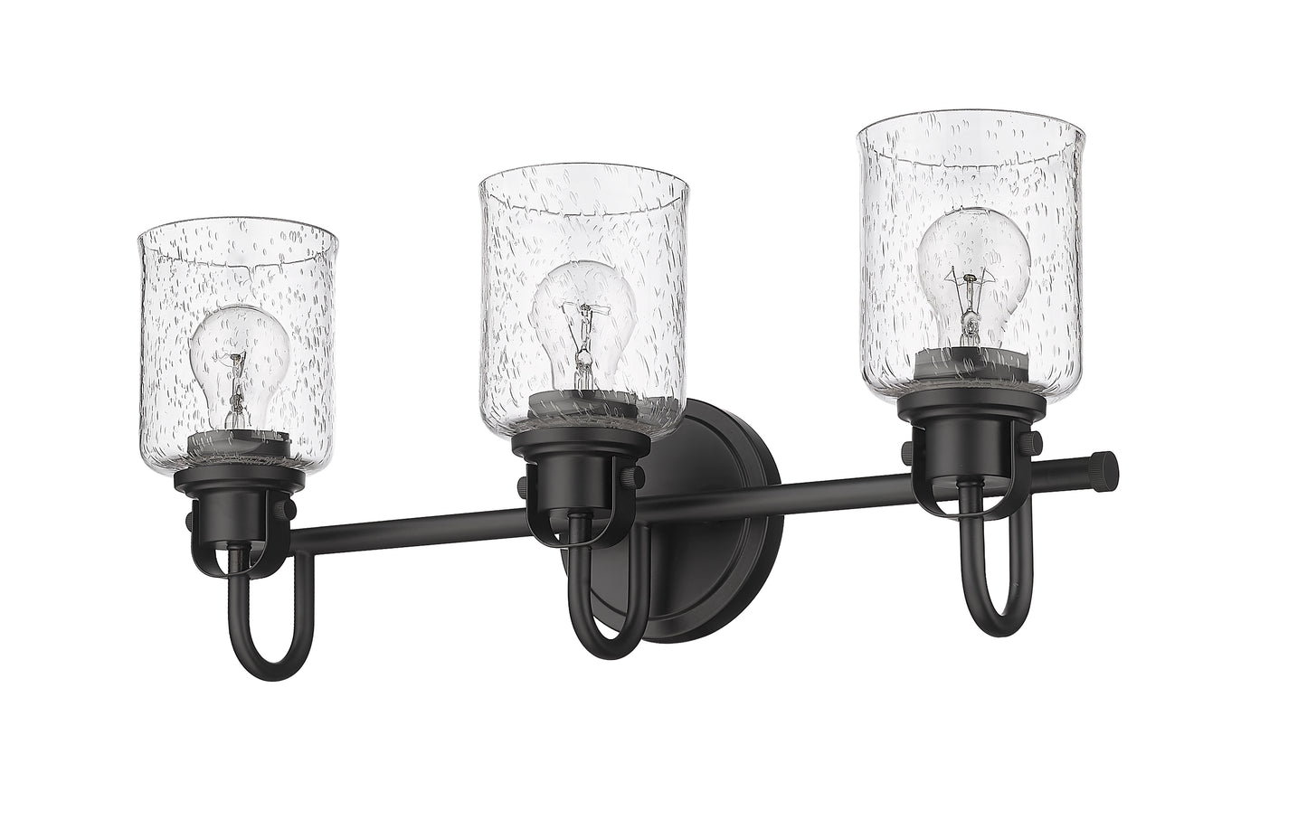 340-3V-MB - Kinsley 3 Light 22" Vanity - Matte Black