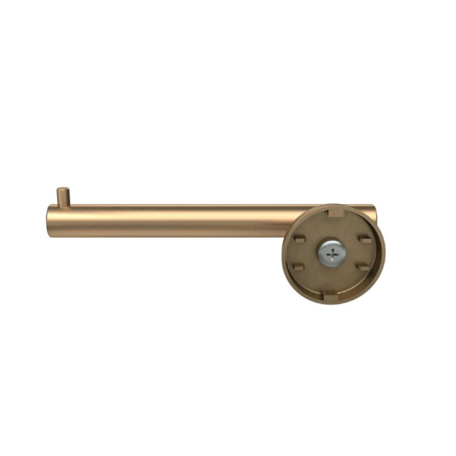 ARRONDIBBZ13 - Bathroom Kit with Tissue Roller and Towel Bar - Golden Champagne