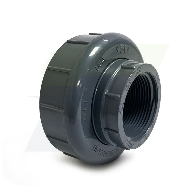 858-015 - 1-1/2" Schedule 80 PVC Union - FPT x FPT