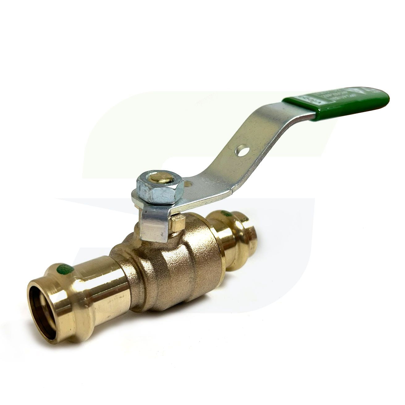 79920 - Viega 79920 – 1/2" ProPress Full Port Ball Valve, Zero-Lead Bronze, Smart Connect