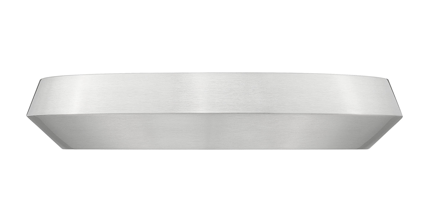 7701F16-BN-LED - Quasars 1 Light Flush 16" Mount - Brushed Nickel