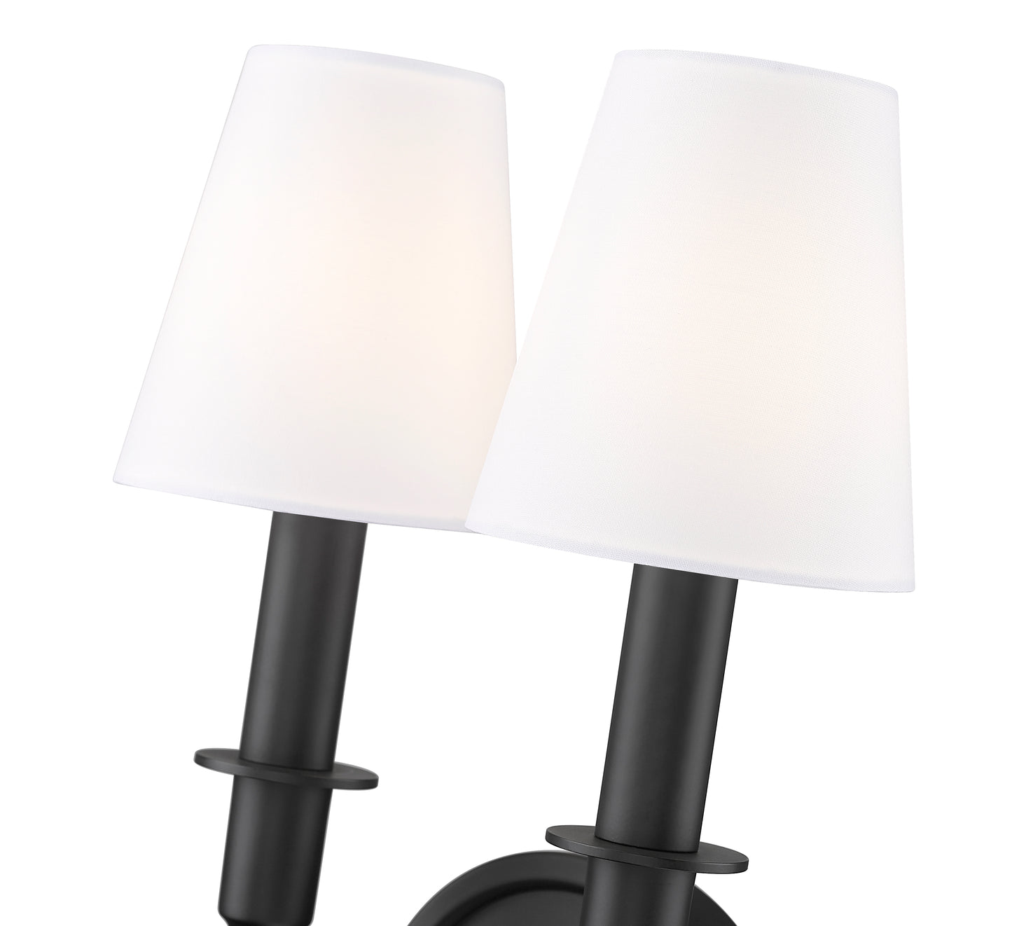 3049-2S-MB - Tova 2 Light Wall 13" Sconce - Matte Black
