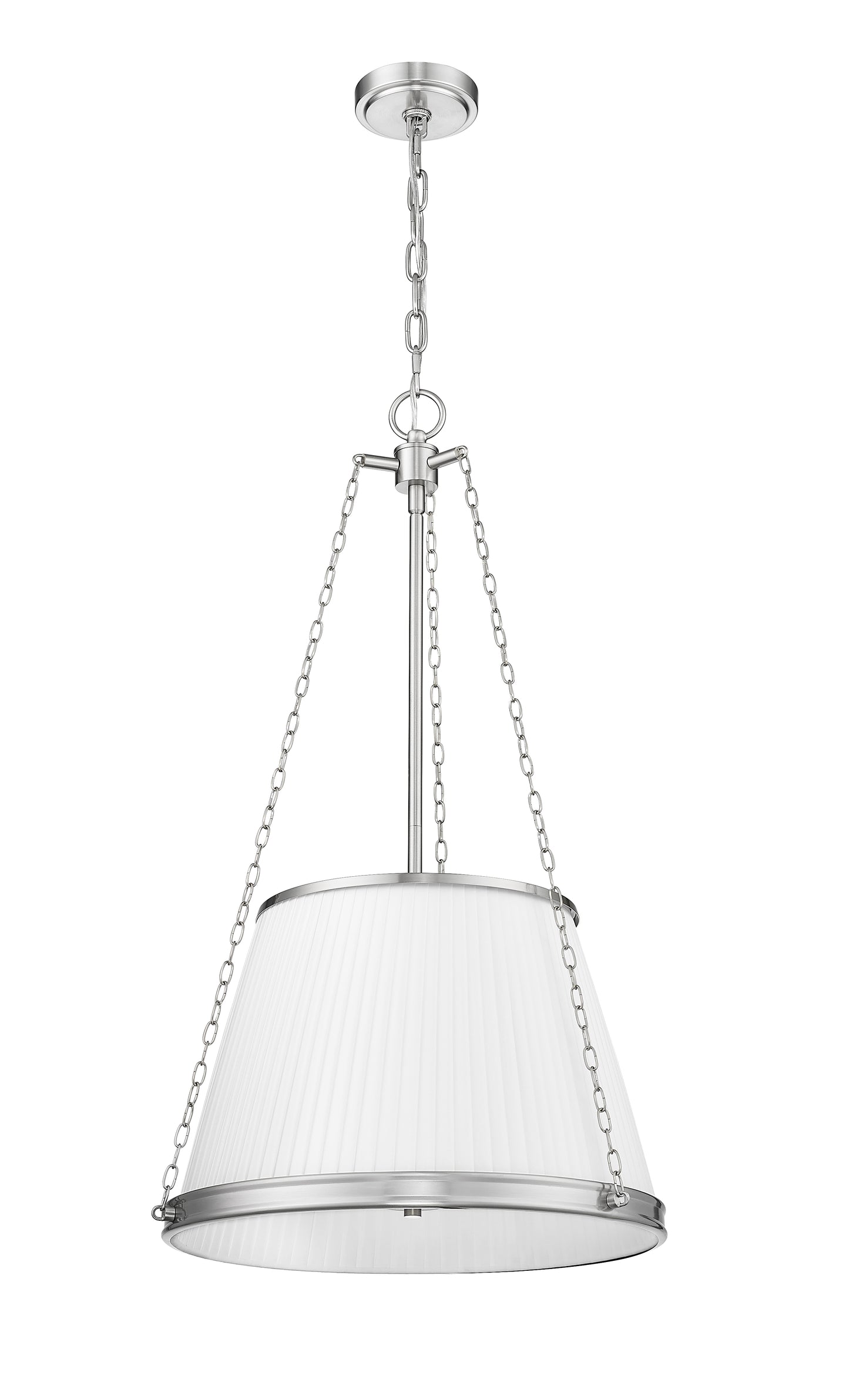 1954P18-BN - Madeline 5 Light 18" Pendant - Brushed Nickel