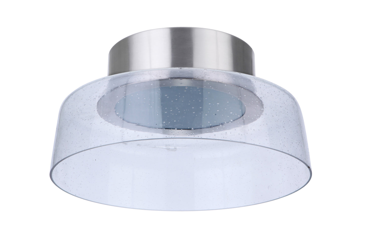 55180-BNK-LED - Centric 1 Light 10.5" Wide Flush Mount - Brushed Nickel