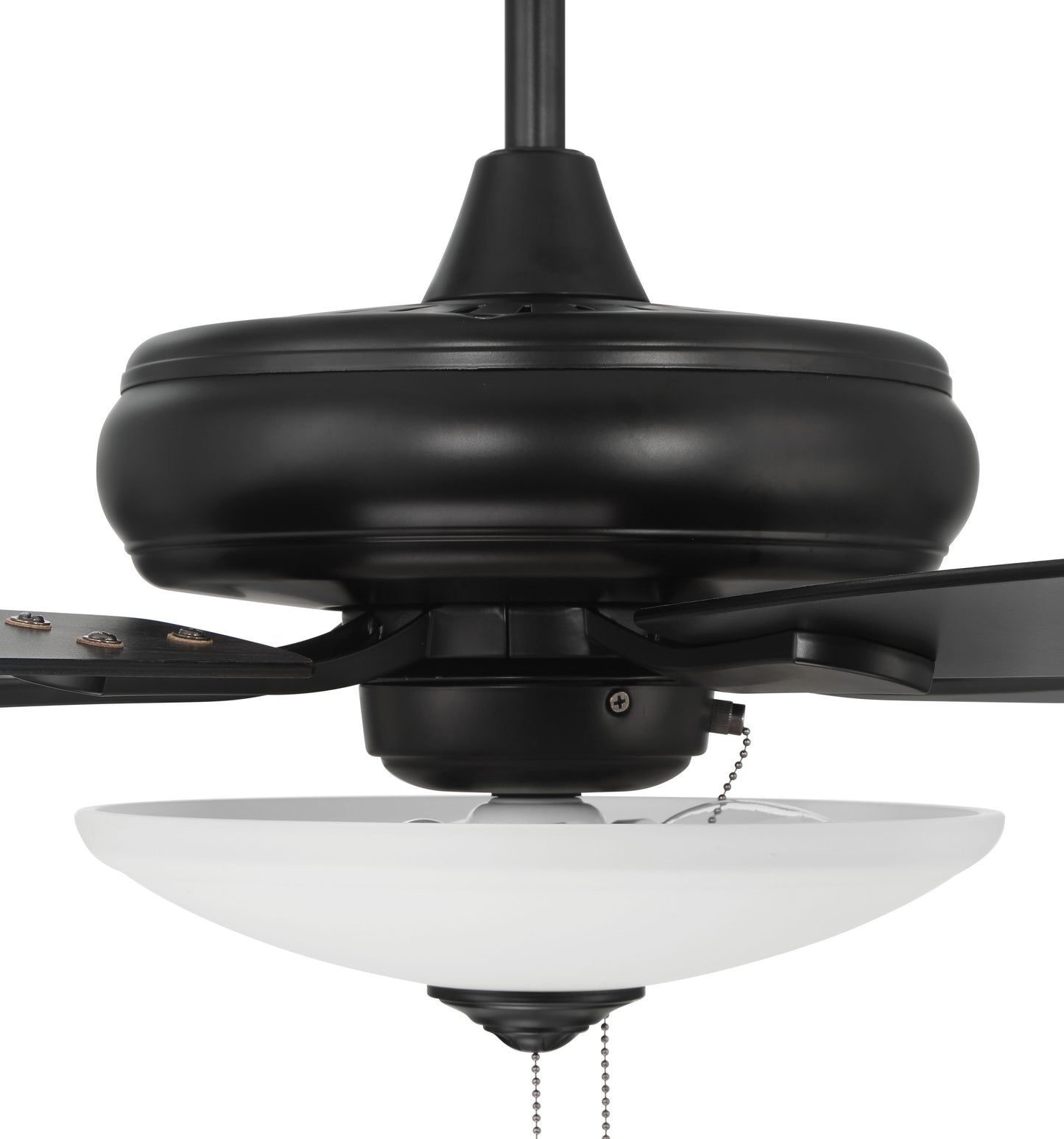 ECF111FB5-FBGW - Eos 3 Light Bowl 52" 5 Blade Ceiling Fan with Light Kit - Flat Black