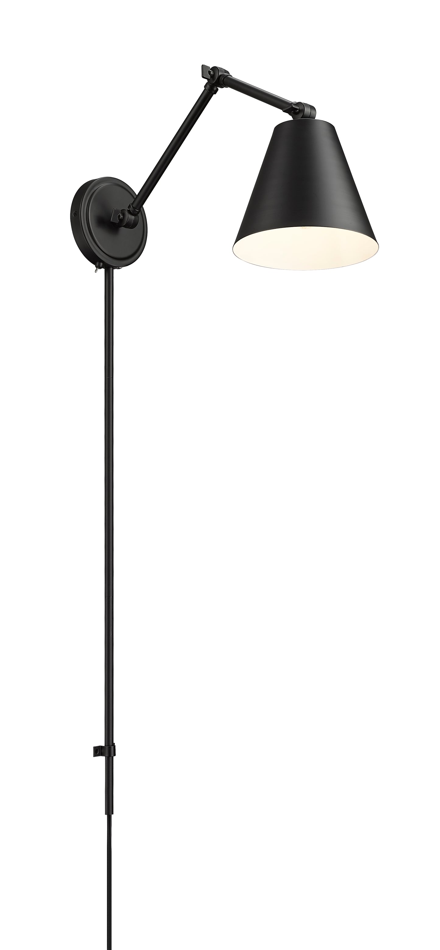 347S-MB - Regent 1 Light Wall 8" Sconce - Matte Black