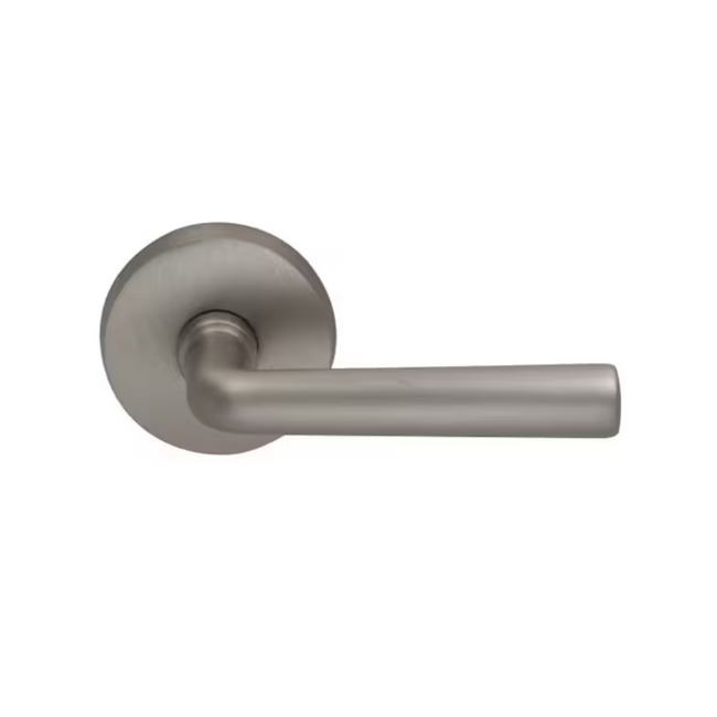 368/00C.PR15 - Privacy Soho Left Handed Lever - Plain Rosette - Lacquered Satin Nickel