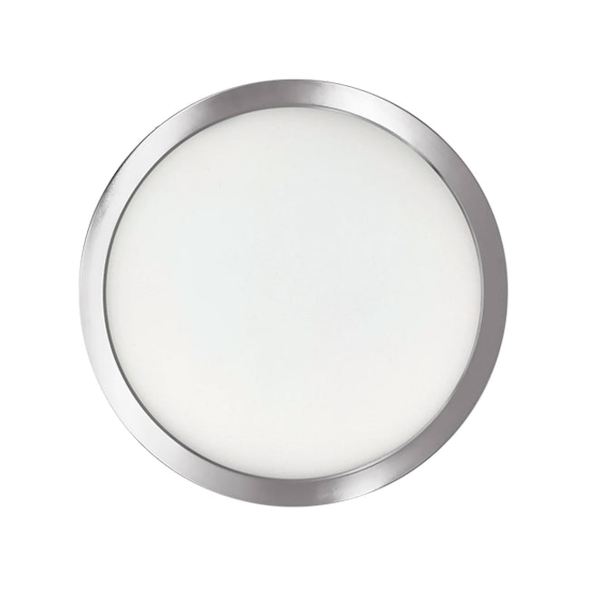 773606 - 7" Flush Mount LED Ceiling Light - 10.3 Watt - 3000K - Nickel