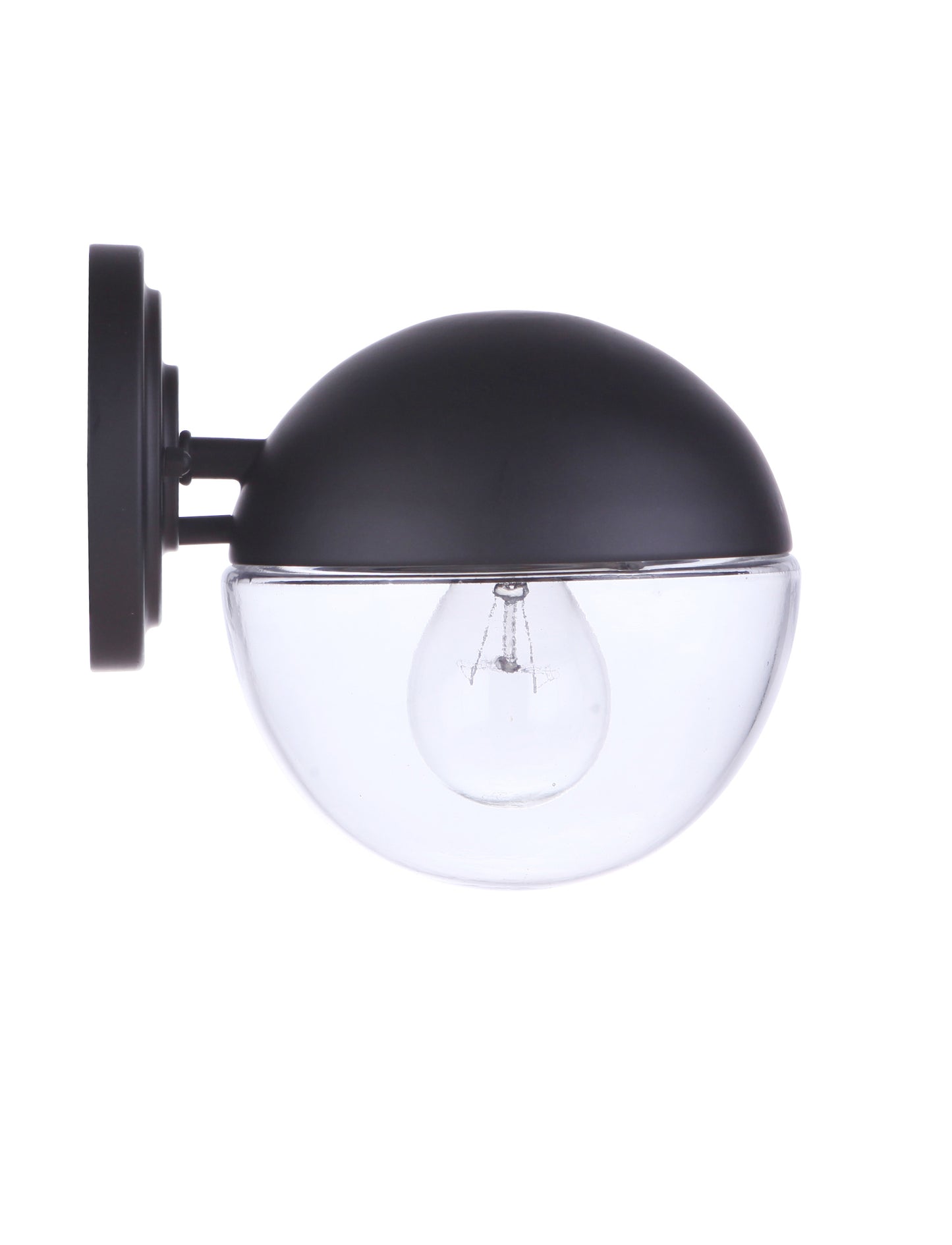 ZA3404-MN - Evie 1 Light 7.25" High Outdoor Wall Lantern - Midnight