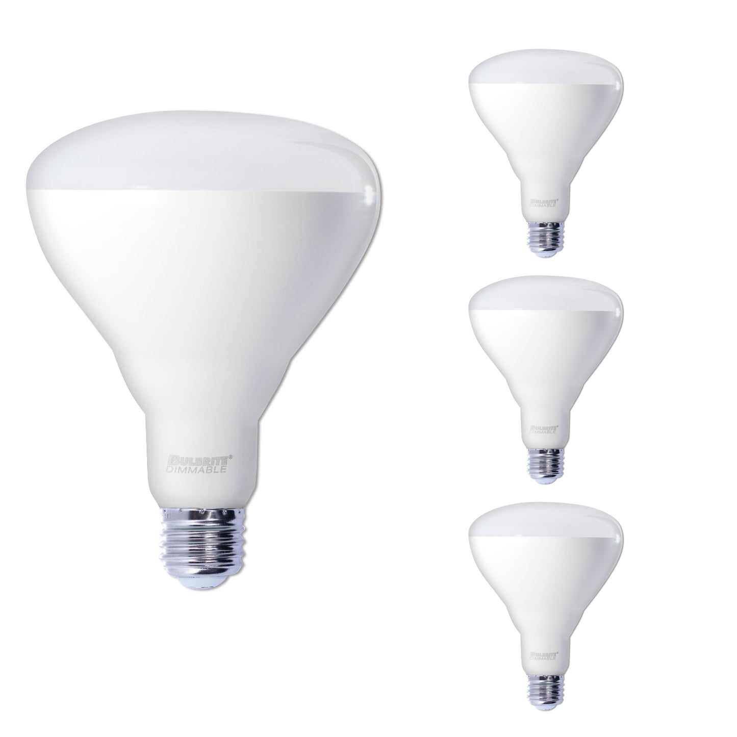 772861 - Dimmable Frost BR40 LED Light Bulb - 15 Watt - 3000K - 4 Pack