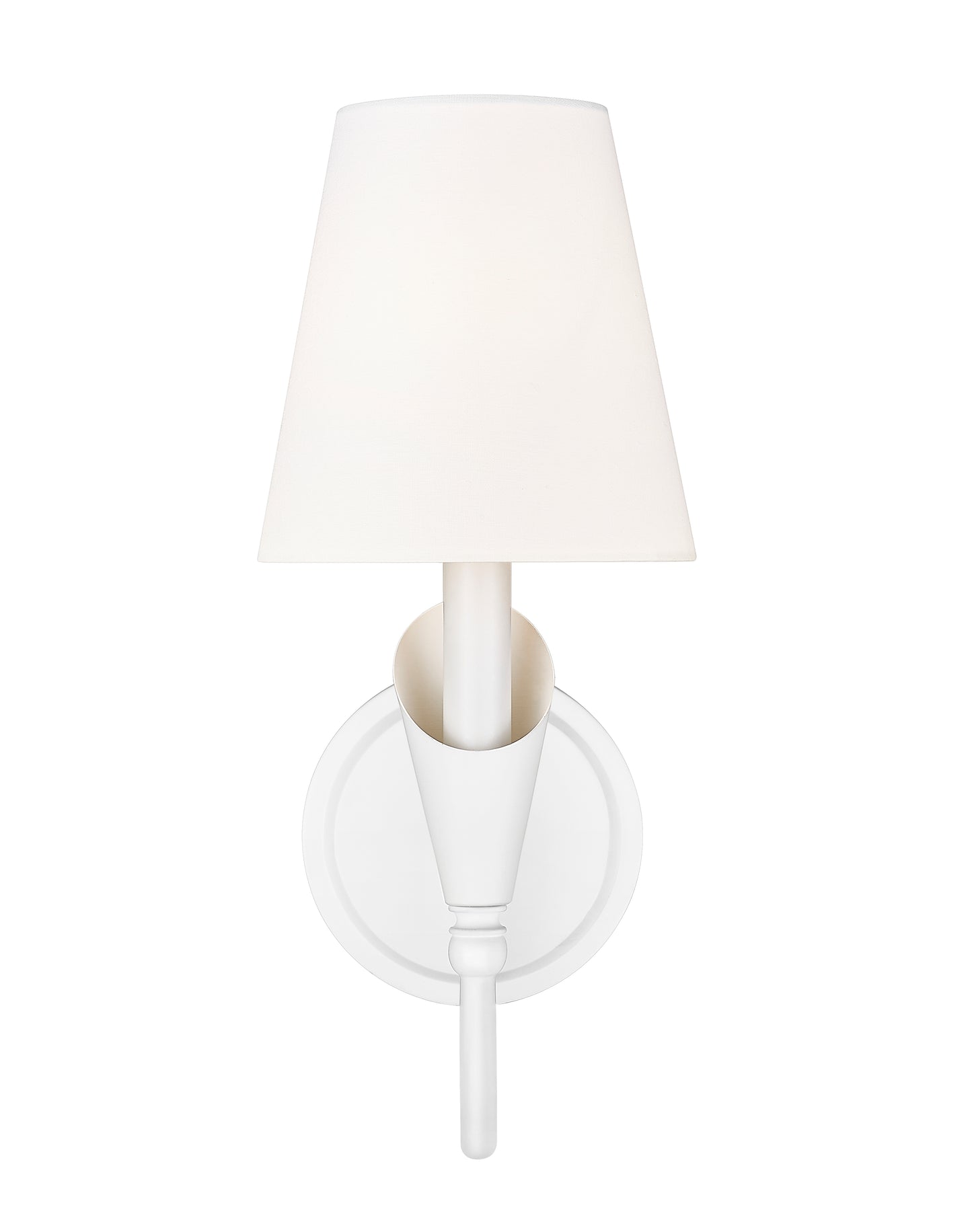 4014-1S-TW - Claudelle 1 Light Wall 14" Sconce - Tundra White