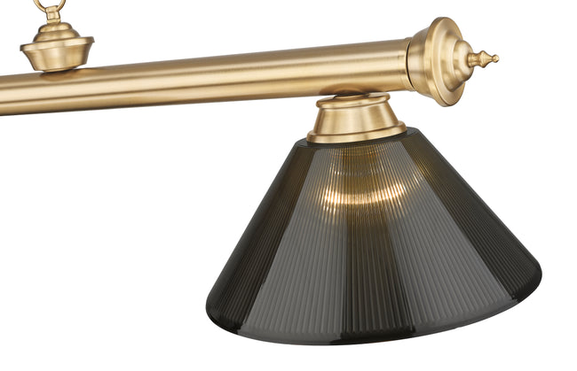 2306-4HBR-ARS - Cordon 4 Light 81" Billiard - Heritage Brass